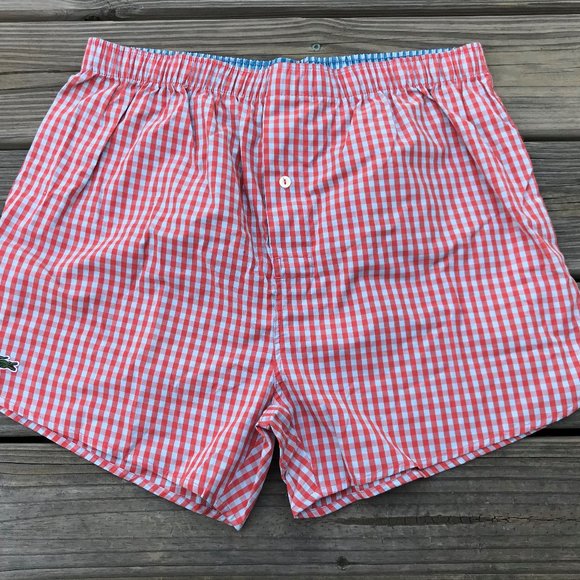 Lacoste Other - Lacoste Men Underwear Boxer Orange/Gray Under XL